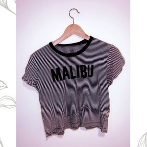 MALIBU stripped t